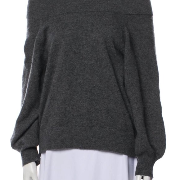 RTA Cashmere Off-The-Shoulder Sweater - Picture 4 of 4